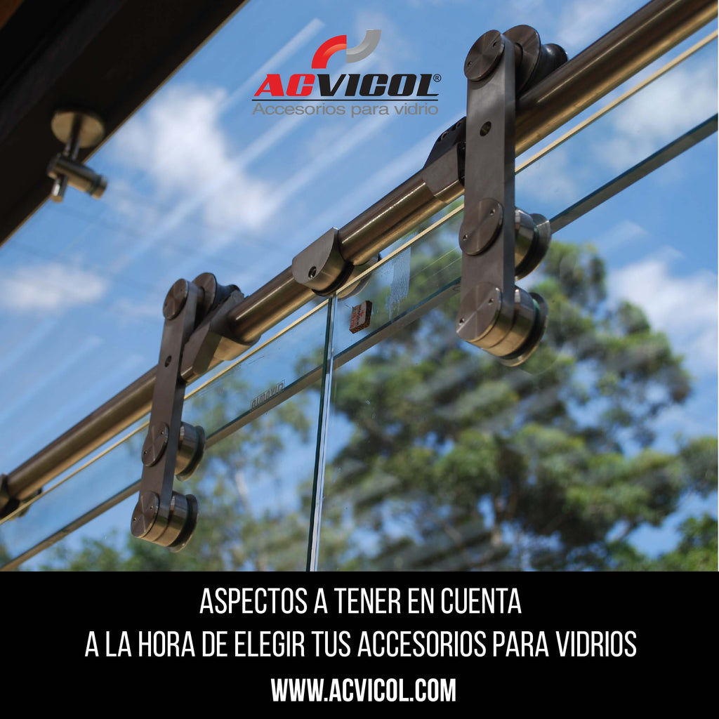 ASPECTOS A TENER EN CUENTA A LA HORA DE ELEGIR TUS ACCESORIOS PARA VIDRIOS